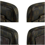Loewe Repeat Anagram Logo Waist Pouch Mini Shoulder Bag Pochette Brown Black — view 7