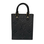 Louis Vuitton Monogram Shoulder Bag Petite Sac Plat Black — view 3