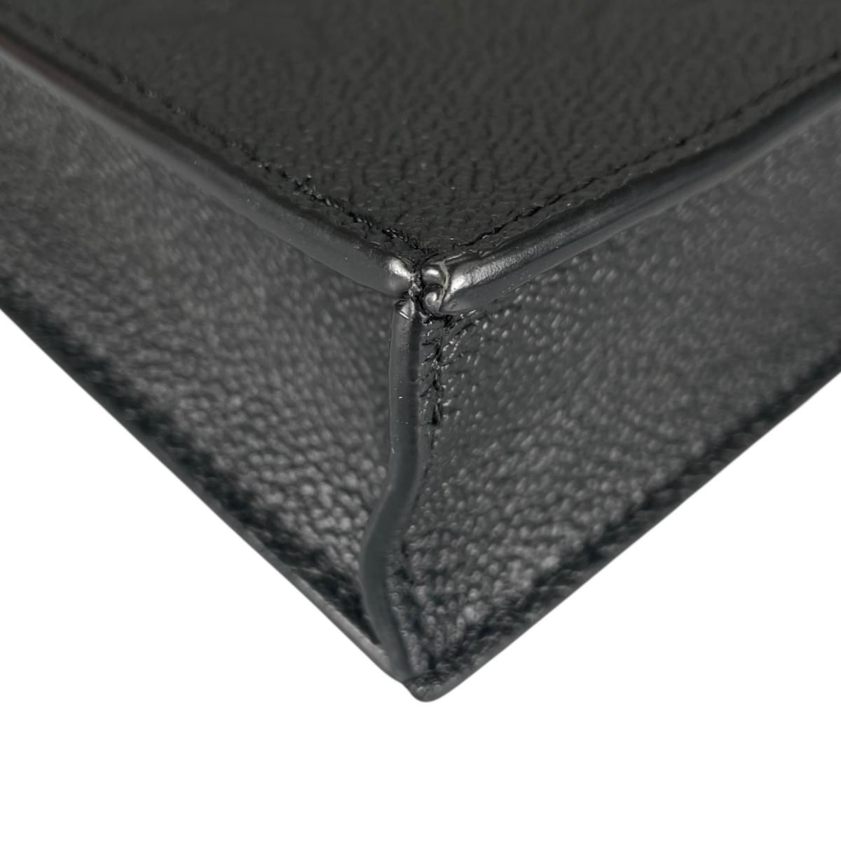 Louis Vuitton Monogram Shoulder Bag Petite Sac Plat Black — view 9