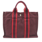 Hermes Tote Burgundy — view 2
