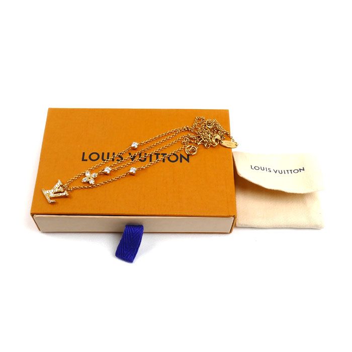 Louis Vuitton Metal Necklace LV 41 cm — view 8
