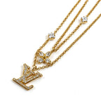 Louis Vuitton Metal Necklace LV 41 cm