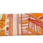 Hermes Twill Reil le Dete Summer Stripes Scarf — view 8