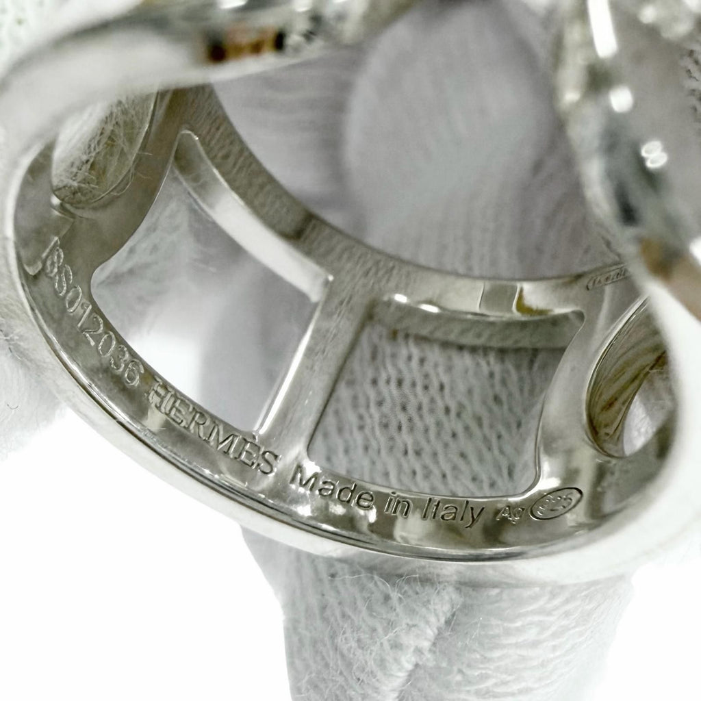 Hermes Chene D'ancre Ring Silver 48 Jp8 Recommended