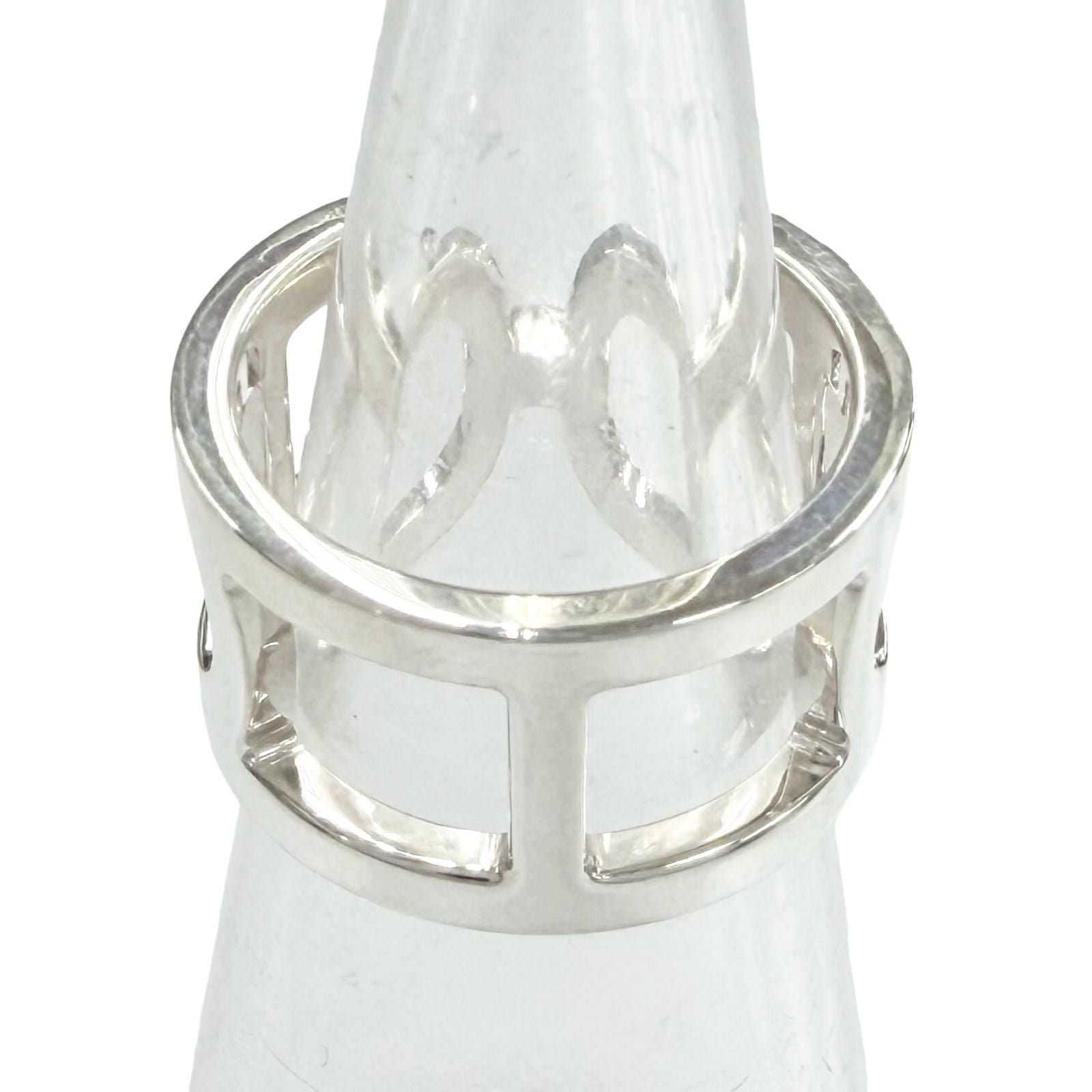 Hermes Chene D'ancre Ring Silver 48 Jp8 Recommended