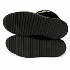Louis Vuitton Snowdrop Line LV Logo Shearling Boots Black — view 6