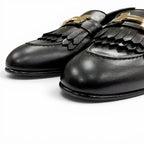 Hermes Moccasins Royale Leather Loafers Black — view 7