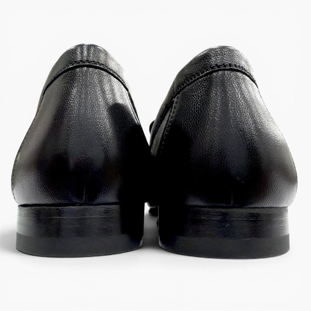 Hermes Moccasins Royale Leather Loafers Black — view 5