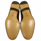 Gucci Web Line Horsebit Leather Loafers Bordeaux Gold 35.5 Box Recommended — view 9