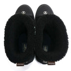 Louis Vuitton Bree Line Shearling Boots Black — view 6