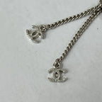 Chanel Necklace CC Logo Rhinestone Cube Charm — view 5