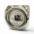 Hermes Vintage Extra Wide Series Ring Silver 49.50.51