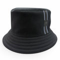 Hermes Cotton 100% Red Striped Hat Bucket Hat Dark Navy 59