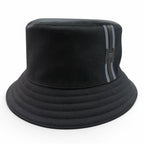 Hermes Cotton 100% Red Striped Hat Bucket Hat Dark Navy 59