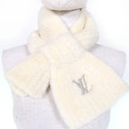 Louis Vuitton Scarf Only LV Mini Confit Wool Off White — view 4