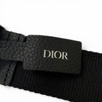 Dior Homme Logo Silver Pin Buckle Belt Black Recommended — view 9