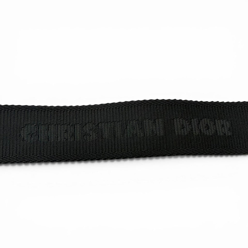 Dior Homme Logo Silver Pin Buckle Belt Black Recommended — view 8
