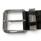 Dior Homme Logo Silver Pin Buckle Belt Black Recommended — view 4