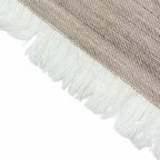 Gucci Wool Silk GG Jacquard Mini Fringe Shawl Beige 180 45 Recommended Scarf — view 4