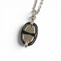 Hermes Pendant Mini Maillon PM Chaine D'ancre Necklace Black
