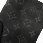 Louis Vuitton Gon Shirred Darling Sheep Leather Monogram Shearling Gloves Black — view 4