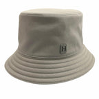 Hermes Cotton Polyurethane Grimeyer Logo Patch Bucket Hat 60