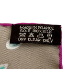 Hermes Carre 90 Tresors Retrouves Hidden Treasure Silk 100% Scarf Multi — view 8