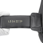 Dior Act Lambskin Metal Logo Backstrap Sandals Black Gold — view 6