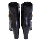 Celine Triomphe Claude Ankle Boots Chunky Heels Short — view 4