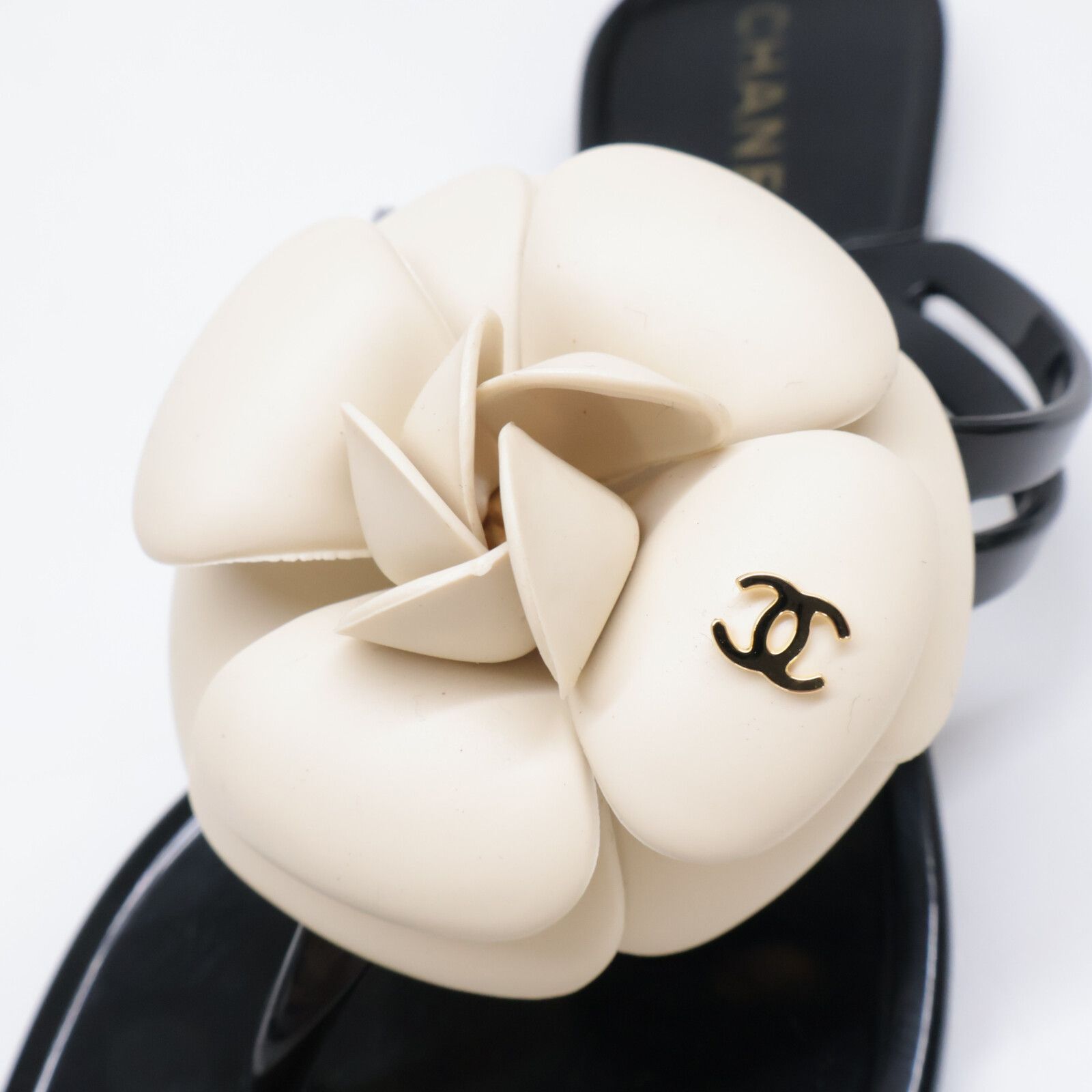 Chanel Camellia Ruba Sandals — view 8