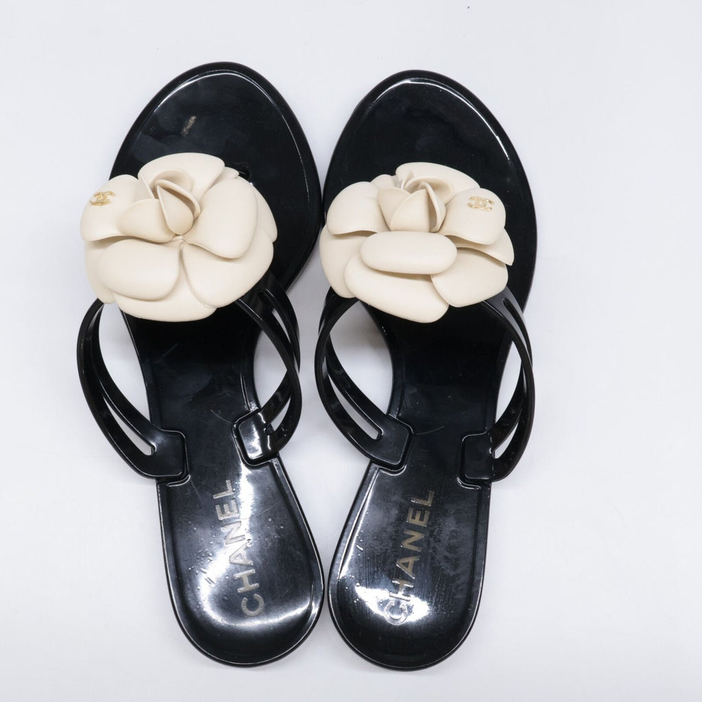 Chanel Camellia Ruba Sandals — view 5