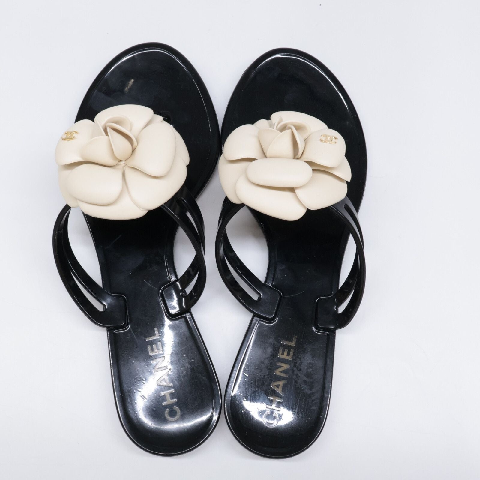 Chanel Camellia Ruba Sandals — view 5