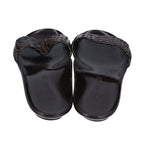 Bottega Veneta Leather Intrecciato Flat Sandals — view 3