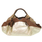 Loewe Nappa Aire Leather Gold Brown Handbag — view 2