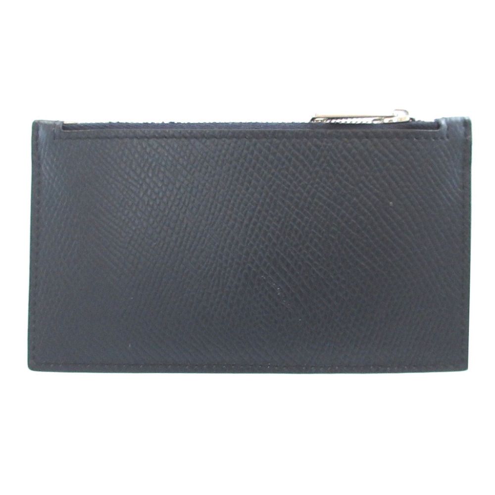 Celine Compact Zip Card Holder Leather Navy Fragment Case — view 3