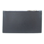 Celine Compact Zip Card Holder Leather Navy Fragment Case — view 3