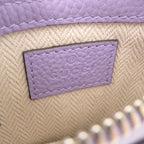 Gucci Logo Leather Purple Micro Mini Shoulder — view 6