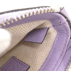 Gucci Logo Leather Purple Micro Mini Shoulder — view 7