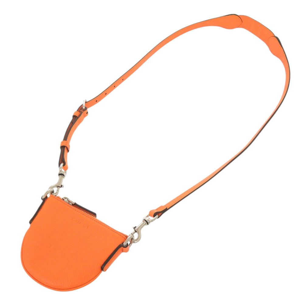 Gucci Logo Leather Orange Micro Mini Shoulder — view 4