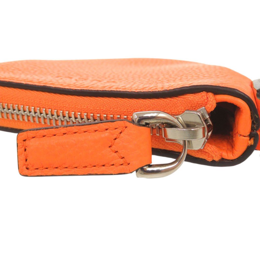 Gucci Logo Leather Orange Micro Mini Shoulder — view 8