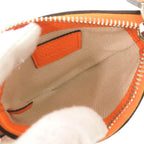 Gucci Logo Leather Orange Micro Mini Shoulder — view 5