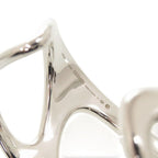 Hermes Chaine D'ancre Punk 14 925 Sterling Silver Bangle Bracelet — view 6
