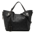 Louis Vuitton Monogram Mahina Hina PM 2-Way Shoulder Bag Noir Black Leather