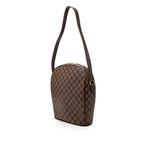 Louis Vuitton Damier Ipanema GM Shoulder Bag Brown Leather — view 2