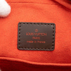 Louis Vuitton Damier Ipanema GM Shoulder Bag Brown Leather — view 5