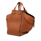 Loewe Anagram Hammock Small 2-Way Shoulder Bag Brown Leather — view 2