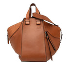 Loewe Anagram Hammock Small 2-Way Shoulder Bag Brown Leather
