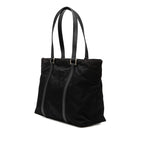 Prada Tote Black Nylon Leather — view 2