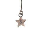 Saint Laurent Star Motif Earrings Silver Metal — view 3