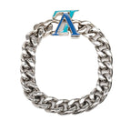 Louis Vuitton Bracelet LV Chain M Silver Blue Metal — view 3